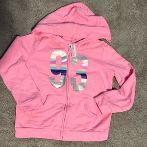 Girls Ideology size 5 zip up hoodie